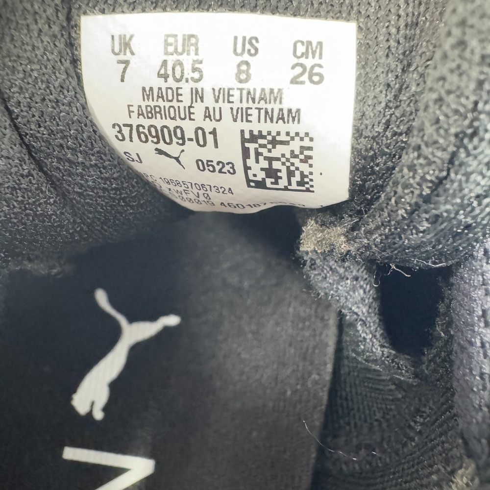 PUMA Magnify Nitro 2 Black Silver Men's Running Shoes Size 8 - Picture 9 of 9